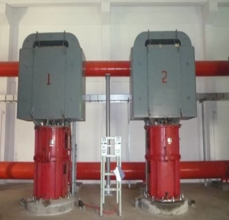 <b>Vertical turbine pump for high lift vertical long-shaft seawater fire pump unit project of oil refining wharf</b>