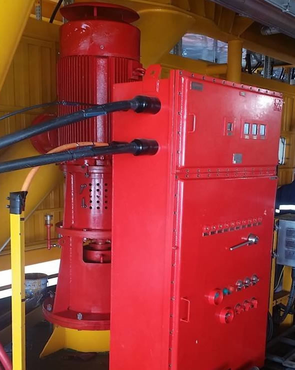 <b>Oilfield development motor vertical fire pump project vertical turbine pump</b>